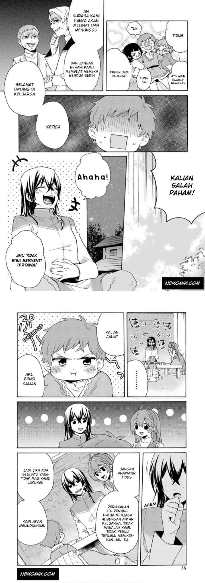 Tada Shiawasena Isekai Kazoku Seikatsu chapter 14 halaman 9