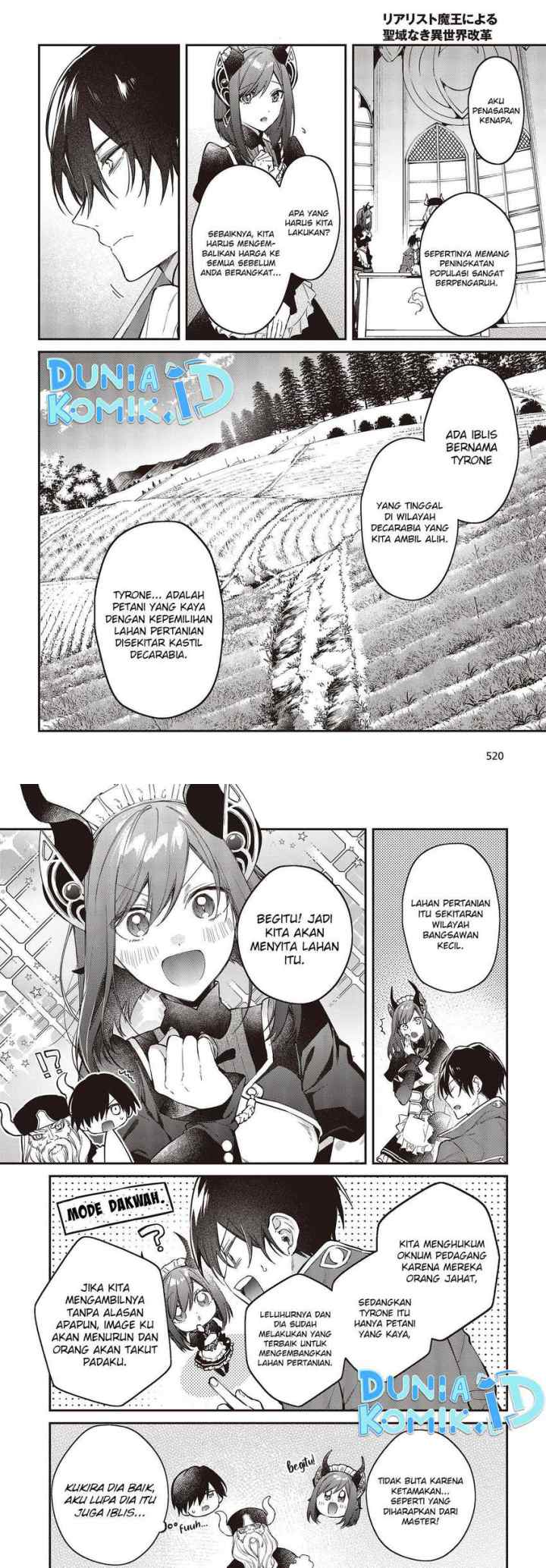 Realist Maou Niyoru Seiiki Naki Isekai Kaikaku chapter 47 halaman 5