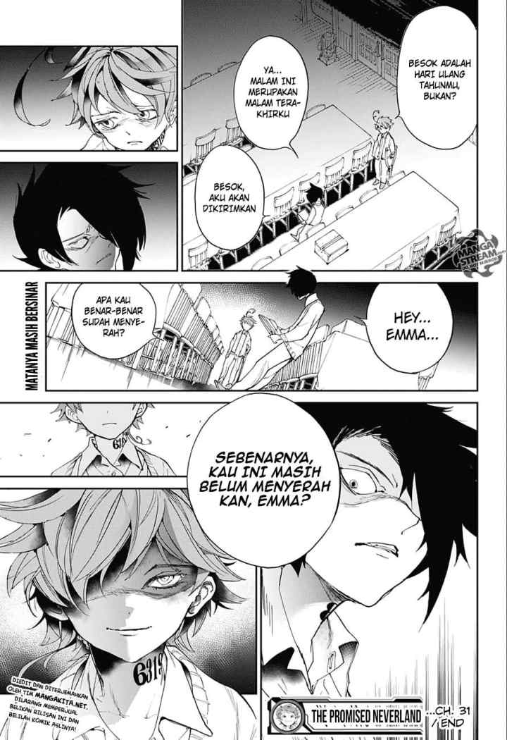 Yakusoku no Neverland chapter 31 halaman 20