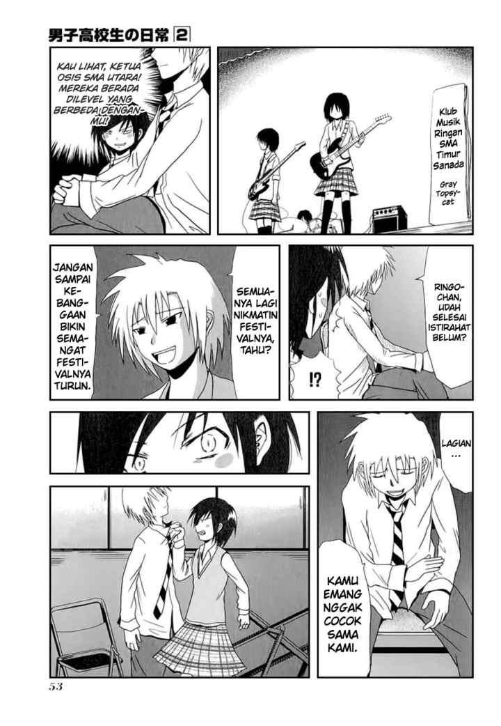 Danshi Koukousei no Nichijou chapter 22 halaman 4