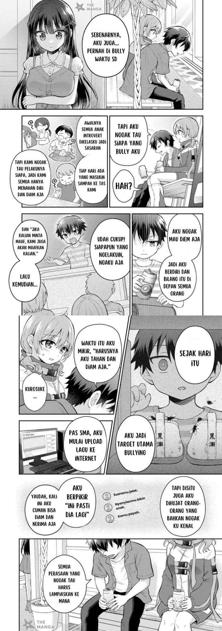 Tonari no Seki no Inkya Joshi ga Oshi Utaite Datta - Ore no Kyoku wo Uttatekure! chapter 9.1 halaman 12