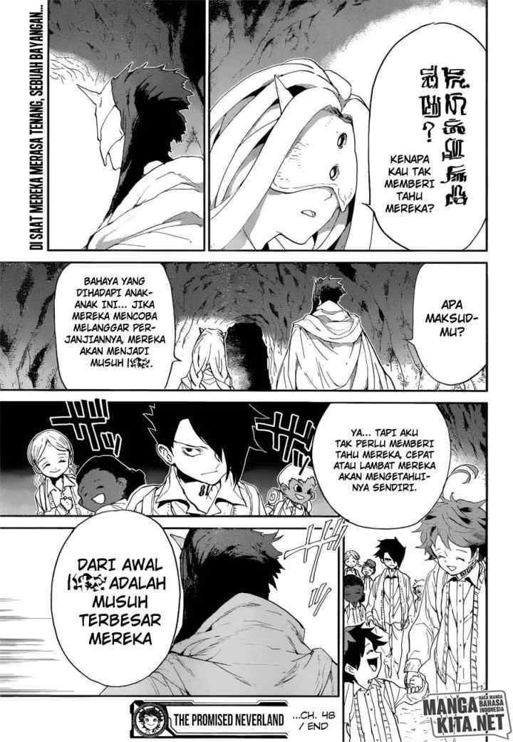 Yakusoku no Neverland chapter 48 halaman 20