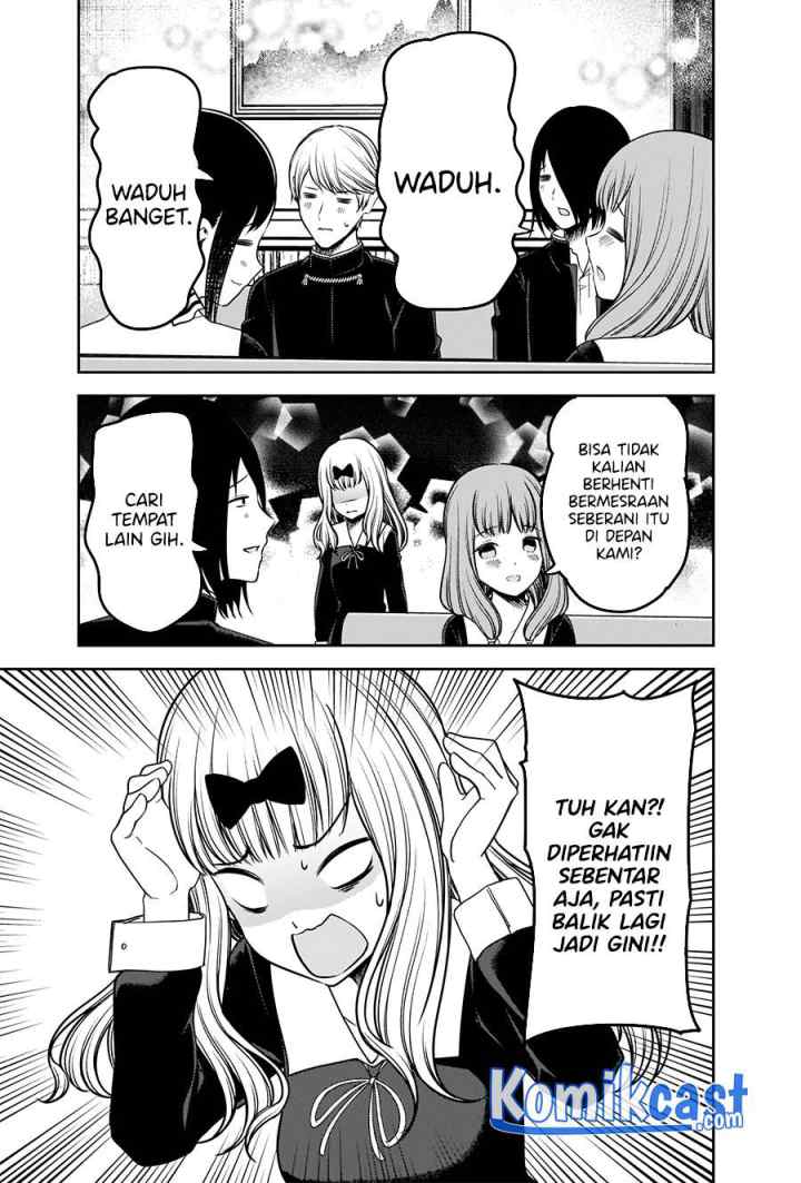 Kaguya-sama wa Kokurasetai: Tensai-tachi no Renai Zunousen chapter 235 halaman 7