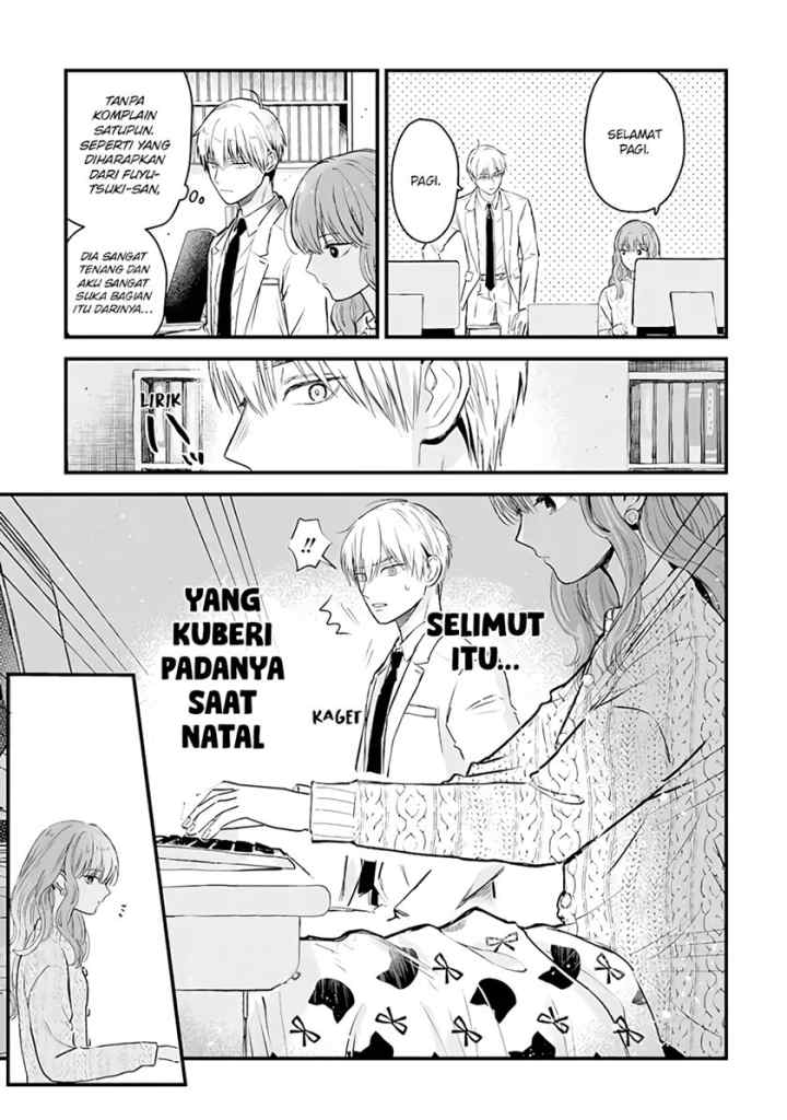 Koori Zokusei Danshi to Cool na Douryo Joshi chapter 13 halaman 4
