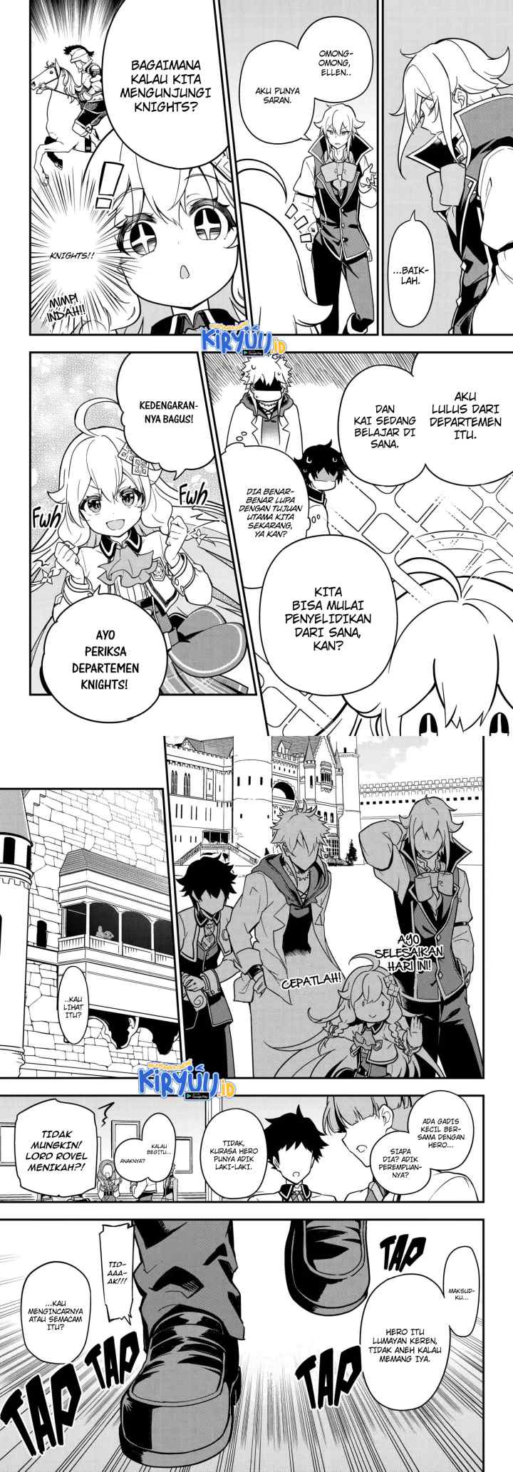Chichi wa Eiyuu Haha wa Seirei Musume no Watashi wa Tenseisha chapter 42 halaman 6