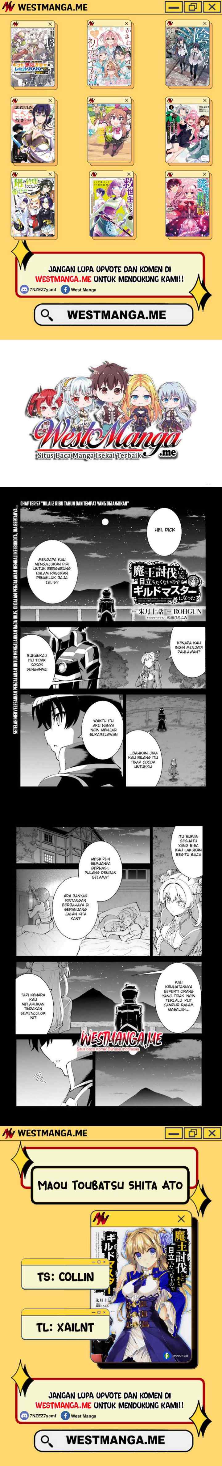 Maou Toubatsu Shita Ato, Medachitakunai node Guild Master ni Natta chapter 57 halaman 9
