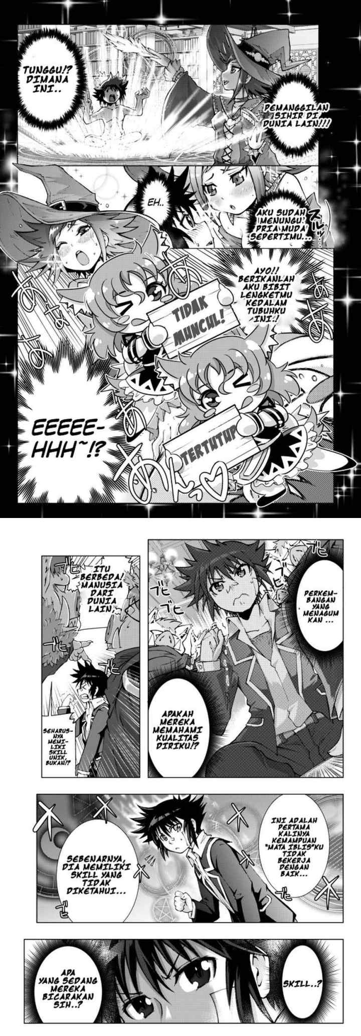 Isekai Shihai no Skill Taker: Zero kara Hajimeru Dorei Harem chapter 1 halaman 6