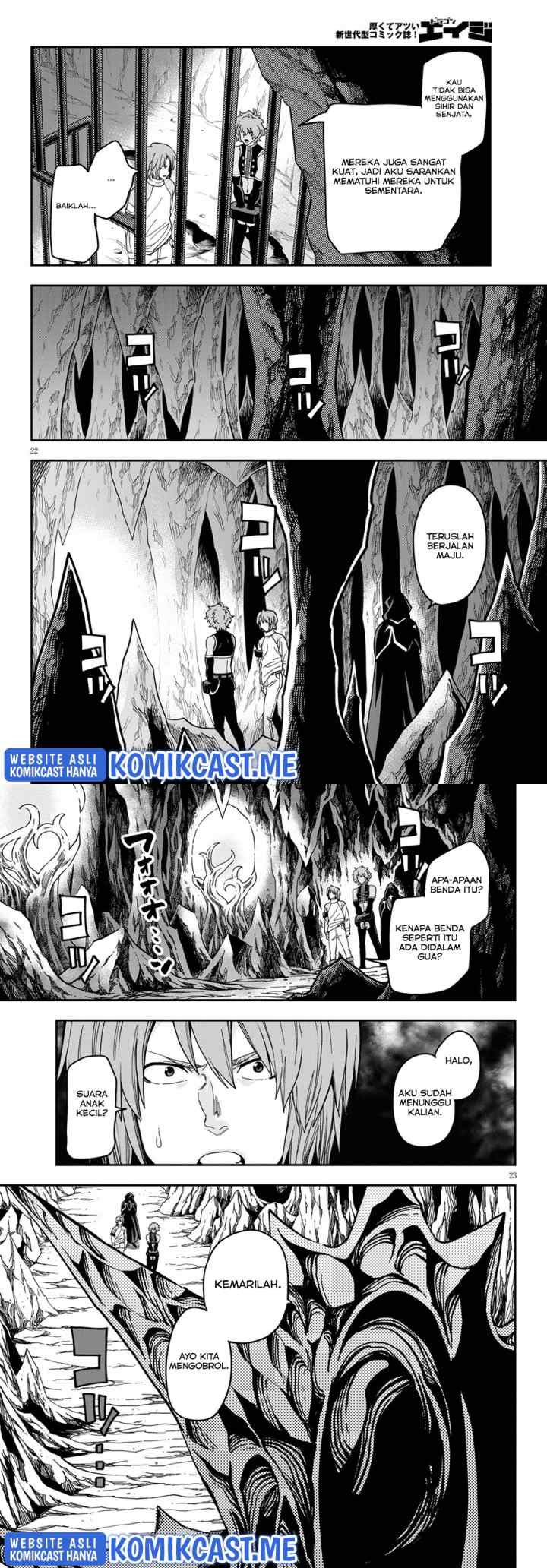 Konjiki no Moji Tsukai: Yuusha Yonin ni Makikomareta Unique Cheat chapter 83 halaman 12