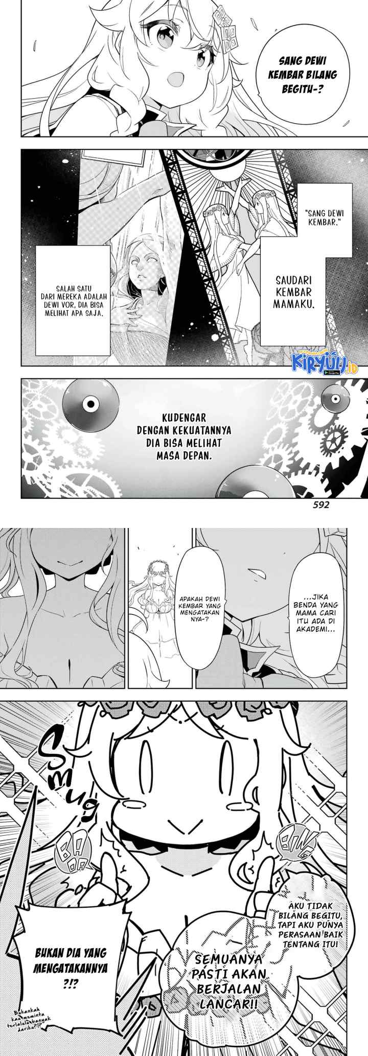 Chichi wa Eiyuu Haha wa Seirei Musume no Watashi wa Tenseisha chapter 40 halaman 9