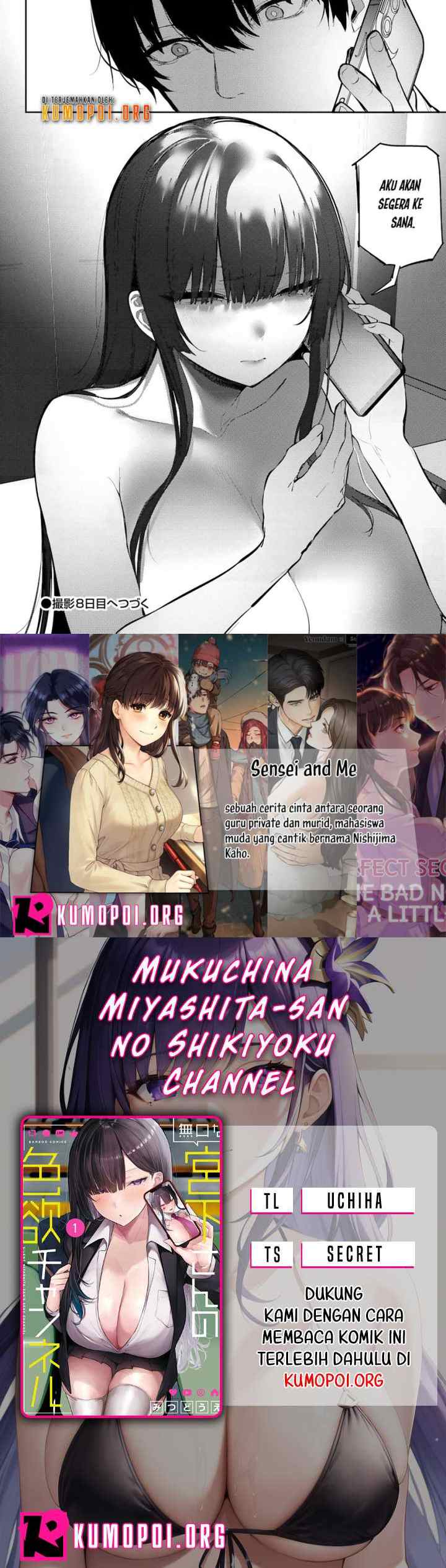 Mukuchina Miyashita-san no Shikiyoku Channel chapter 7 halaman 10