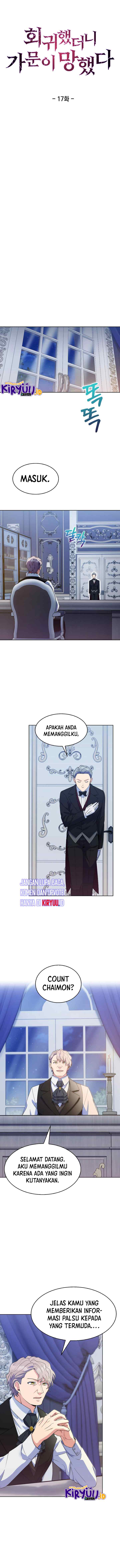 I Regressed to My Ruined Family chapter 17 halaman 5