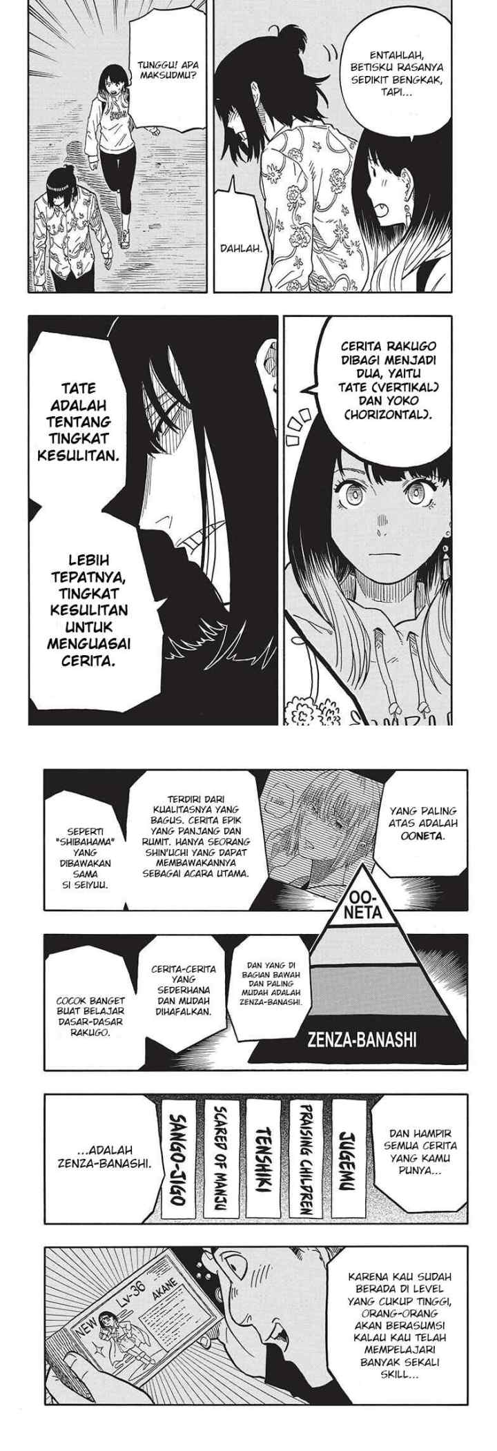 Akane Banashi chapter 37 halaman 4