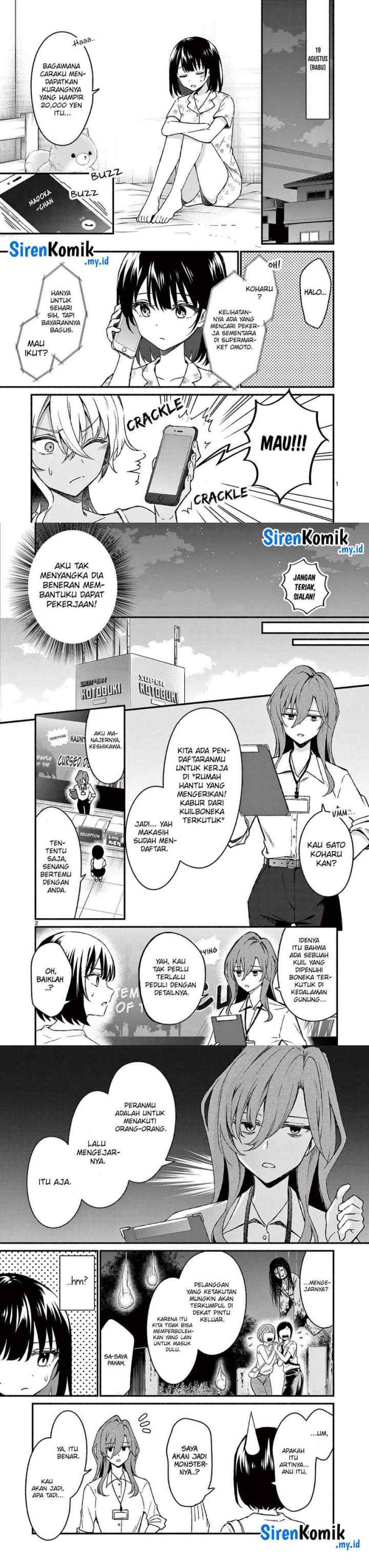 Shiotaiou no Sato-san ga Ore ni dake Amai chapter 40 halaman 9