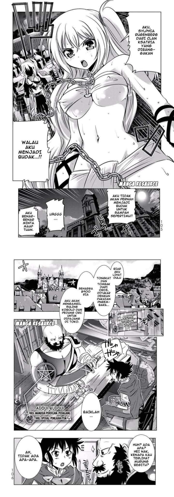 Isekai Shihai no Skill Taker: Zero kara Hajimeru Dorei Harem chapter 5 halaman 4