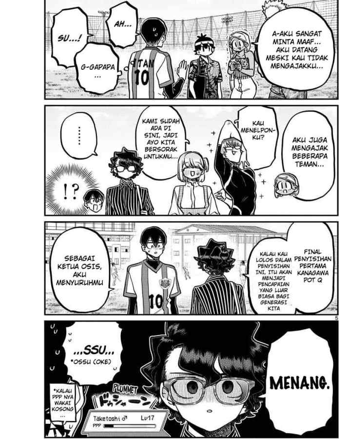 Komi-san wa Komyushou Desu chapter 350 halaman 5