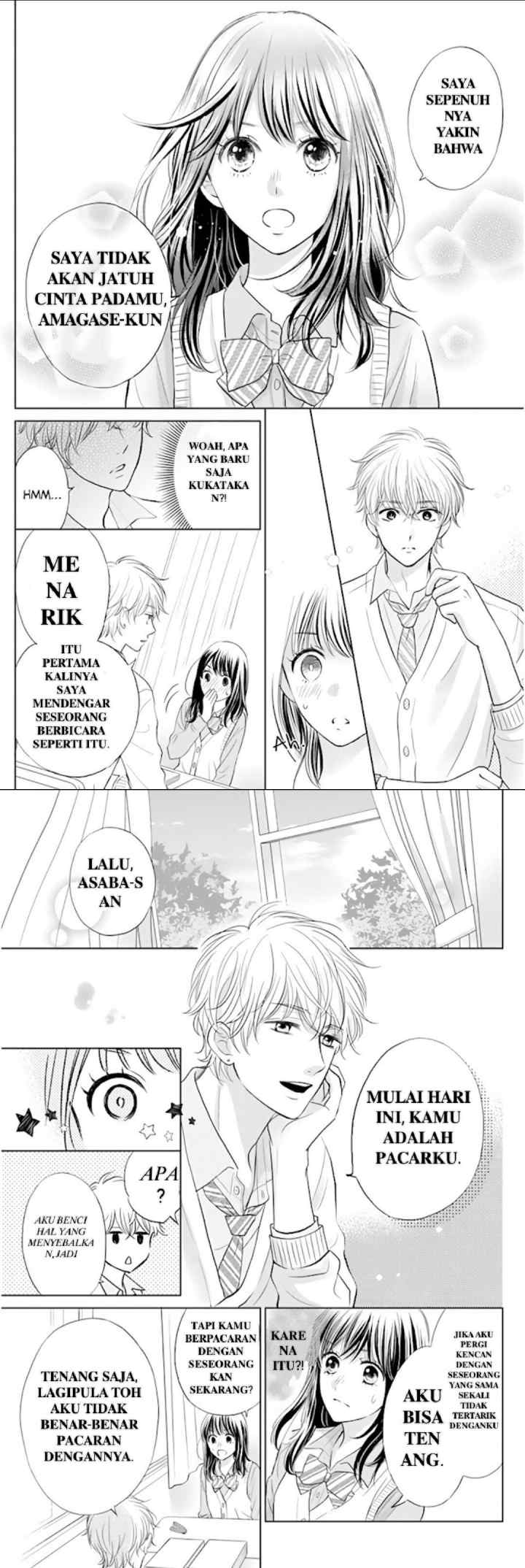 Amagase-kun wa Amayaka Shite Kurenai chapter 1 halaman 12