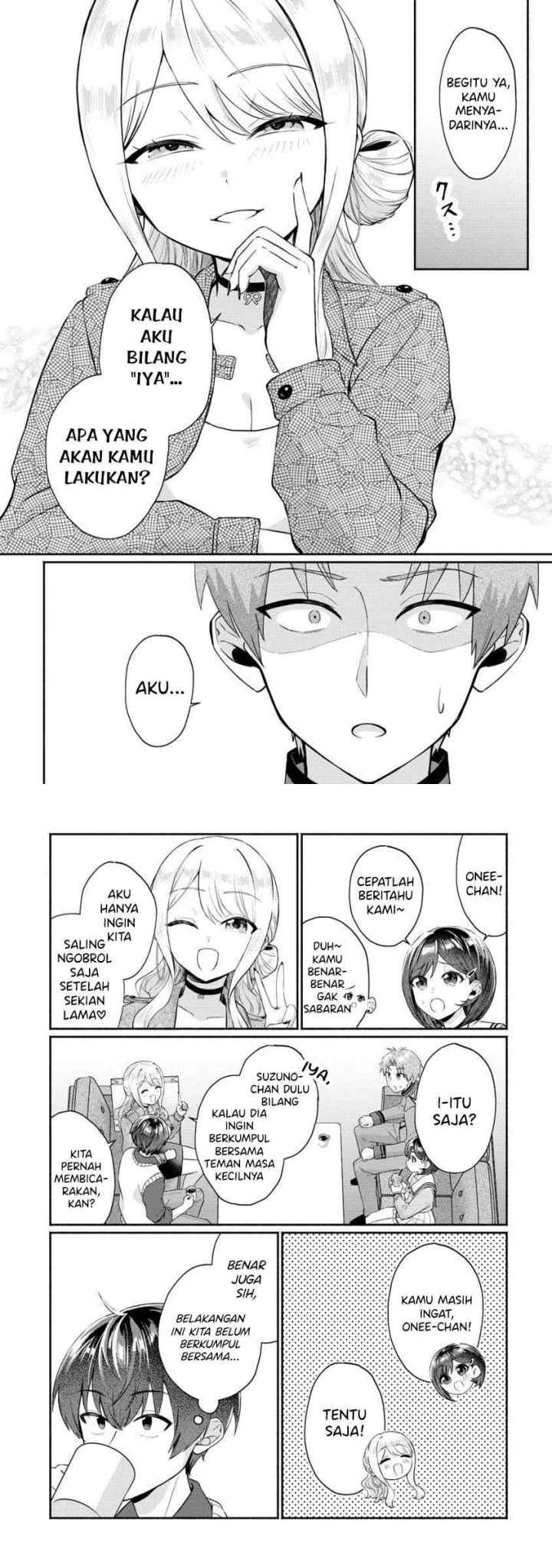 Douyara Ore wa Imadoki Gal na Toshiue Osananajimi kara Gekiomo Kanjou wo Mukerareteiru Rashii chapter 7 halaman 10