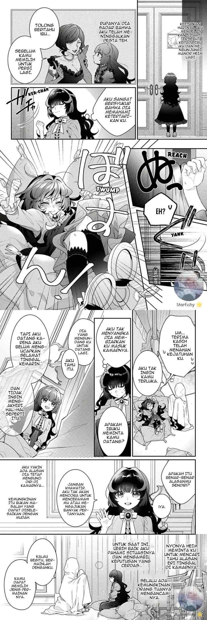 Akuyaku Reijou Desu ga, Kouyaku Taishou no Yousu ga Ijou Sugiru chapter 4 halaman 8