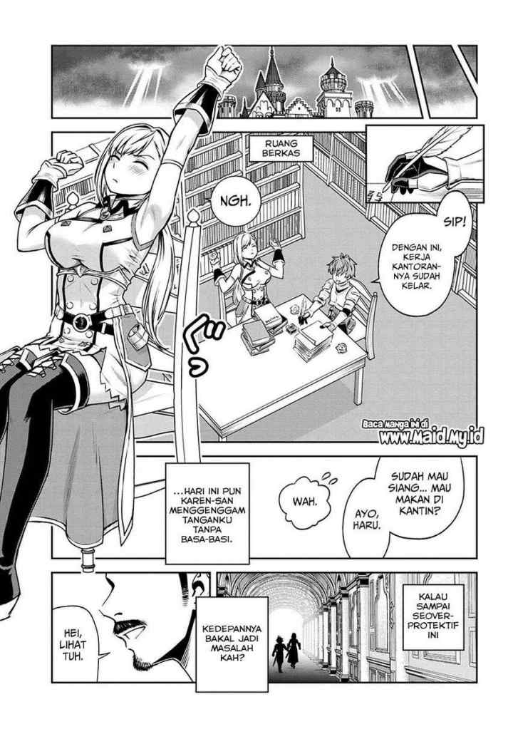 Toshiue Elite Onna Kishi Ga Boku No Mae De Dake Kawaii chapter 17.2 halaman 7