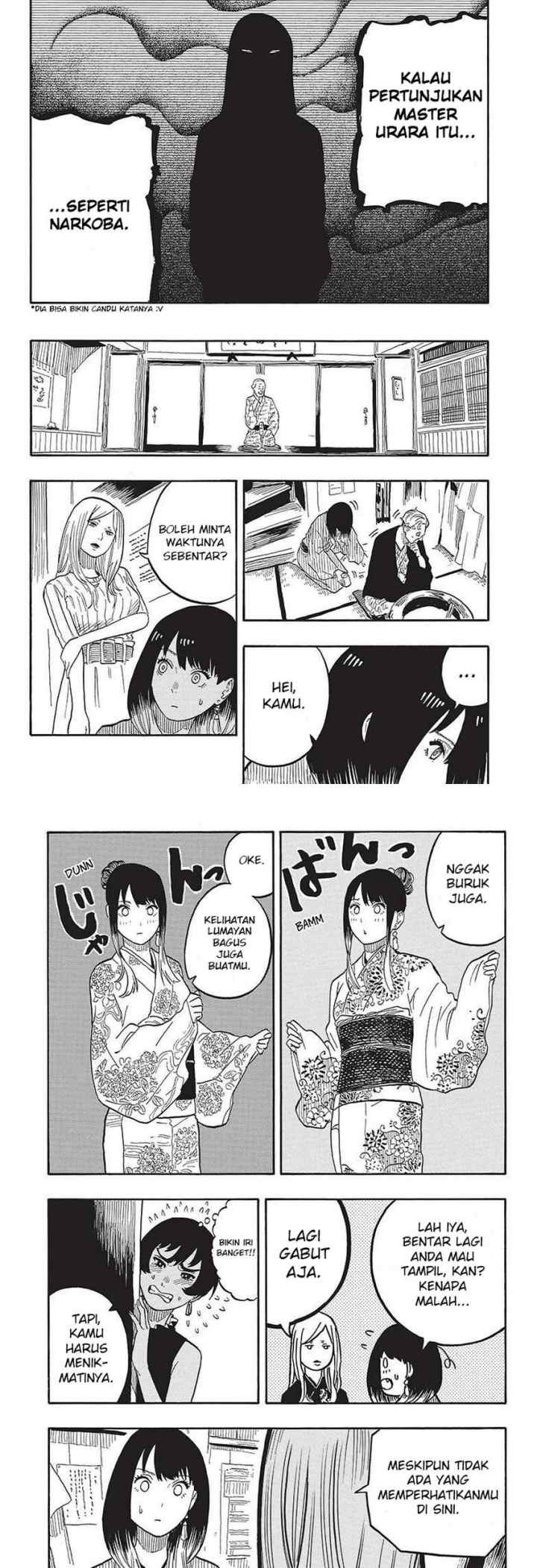 Akane Banashi chapter 39 halaman 8