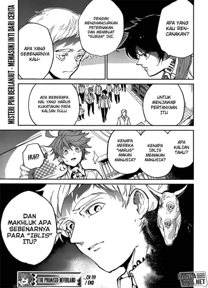 Yakusoku no Neverland chapter 119 halaman 20