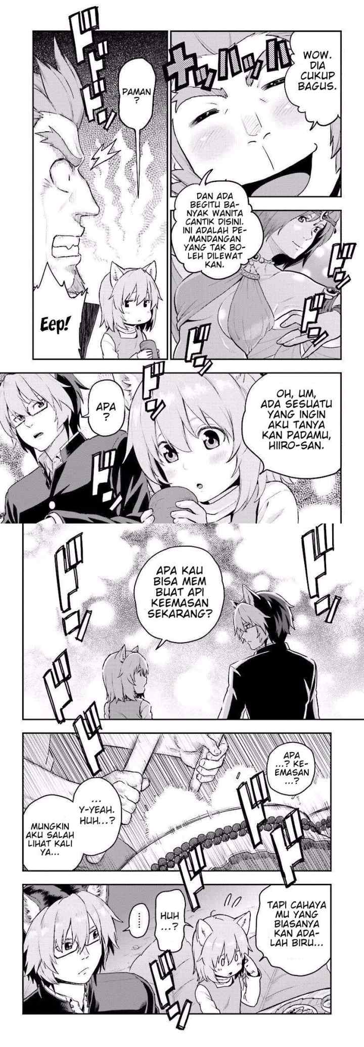 Konjiki no Moji Tsukai: Yuusha Yonin ni Makikomareta Unique Cheat chapter 23 halaman 14