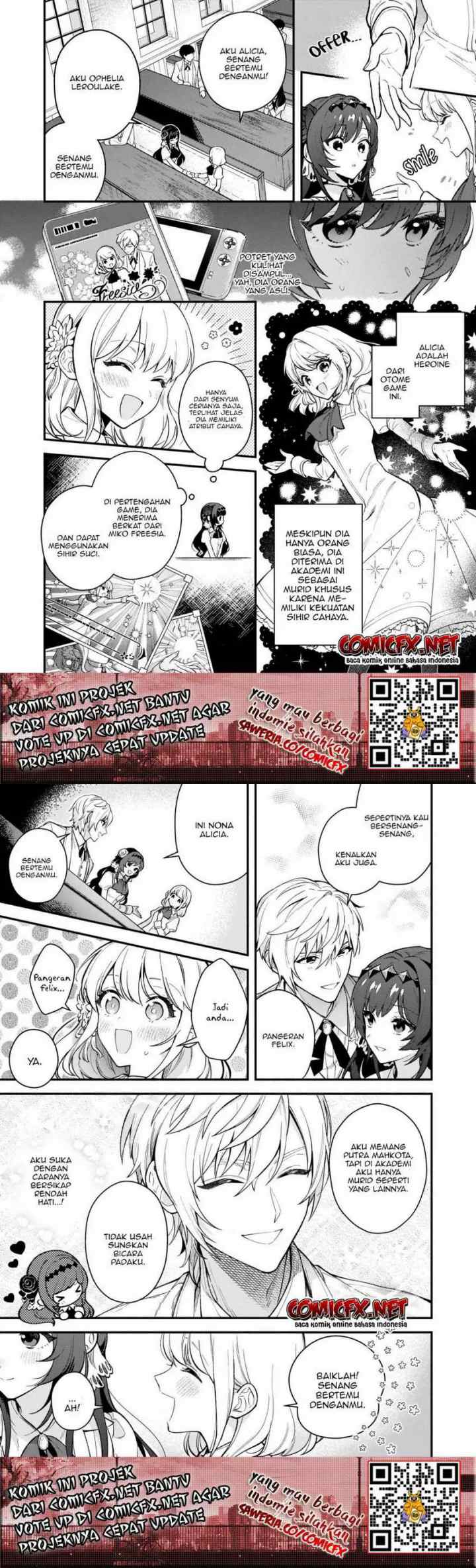 Akuyaku Reijou Route ga Nai Nante, Dare ga Itta no? chapter 1.2 halaman 8