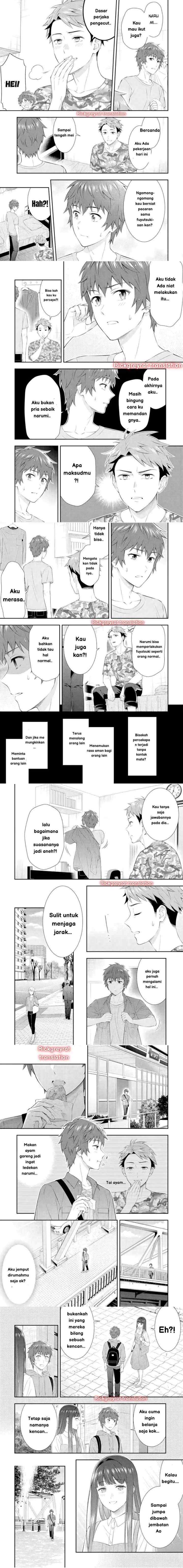 Toumei na Yoru ni Kakeru-kun to, Me ni Mienai Koi wo Shita chapter 3 halaman 8