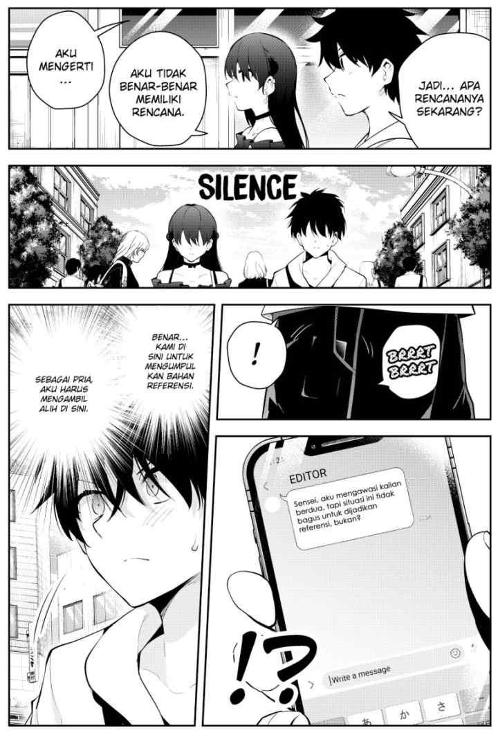 Mishiranu Joshikousei ni Kankensareta Mangaka no Hanashi chapter 43 halaman 6
