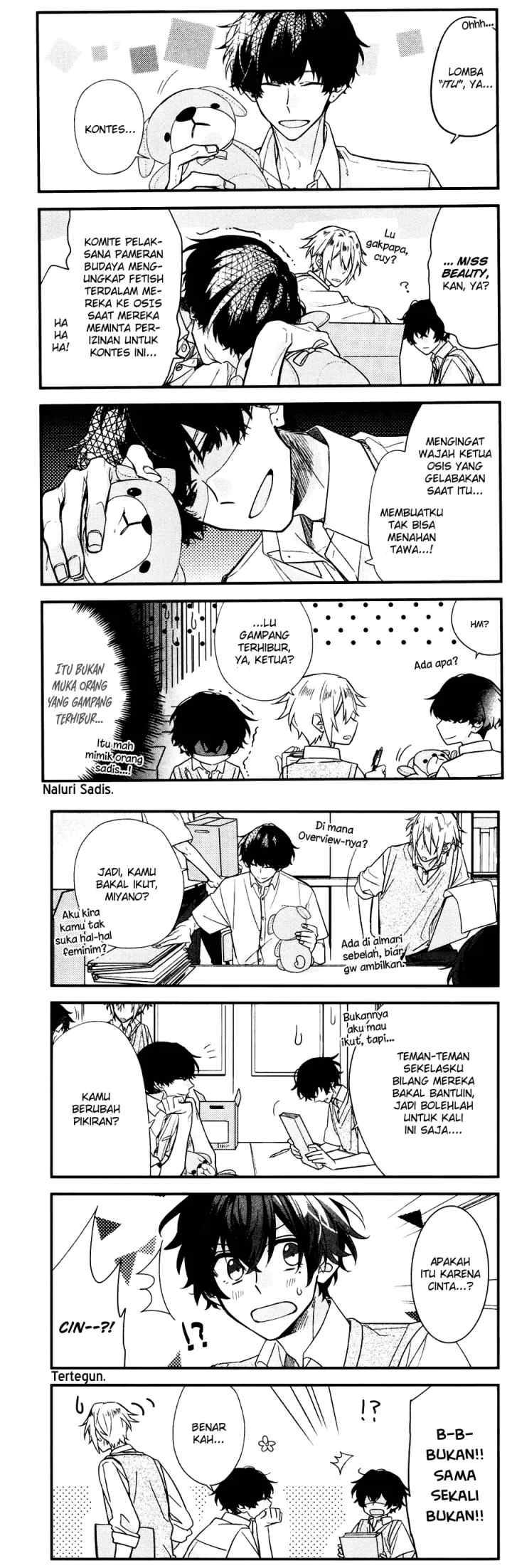 Sasaki to Miyano chapter 19 halaman 5
