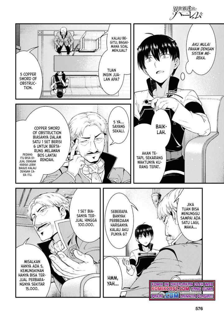 Isekai Meikyuu de Harem wo chapter 52 halaman 10
