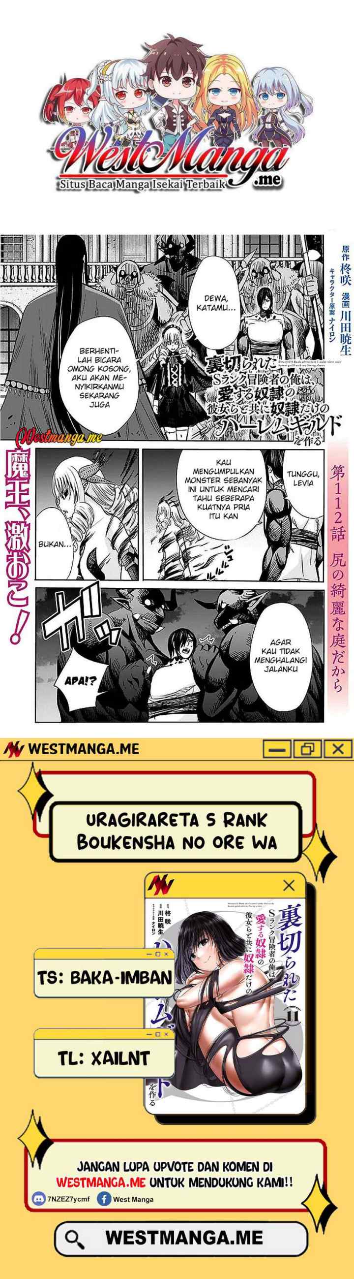 Uragirareta S Rank Boukensha no Ore wa, Aisuru Dorei no Kanojora to Tomoni Dorei dake no Harem Guild o Tsukuru chapter 112 halaman 8