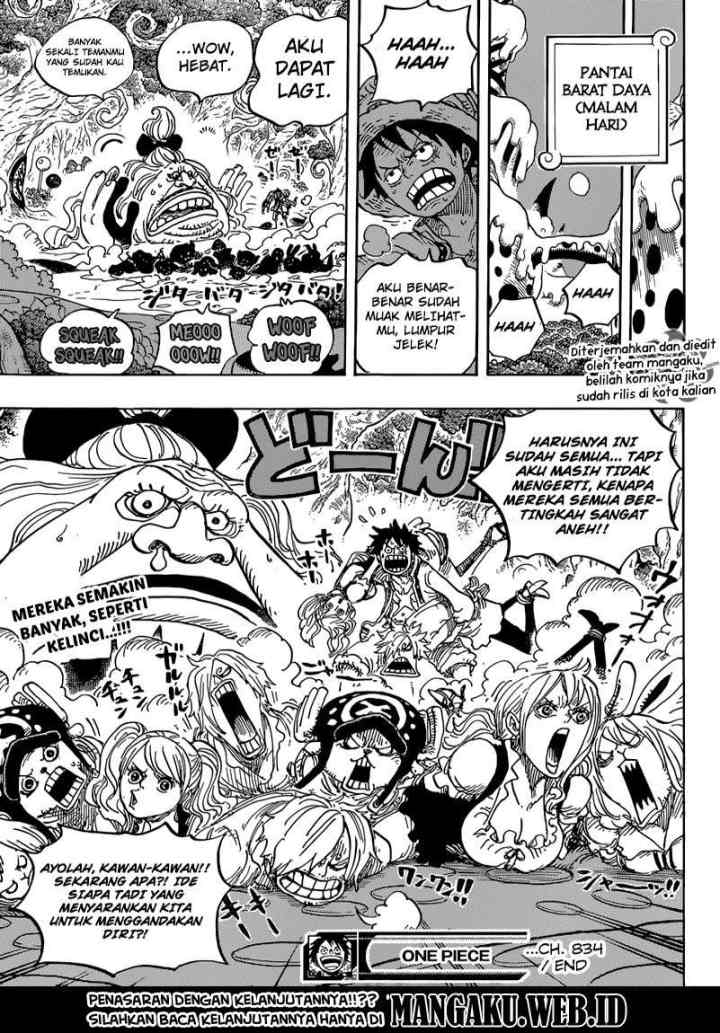 One Piece chapter 834 halaman 18