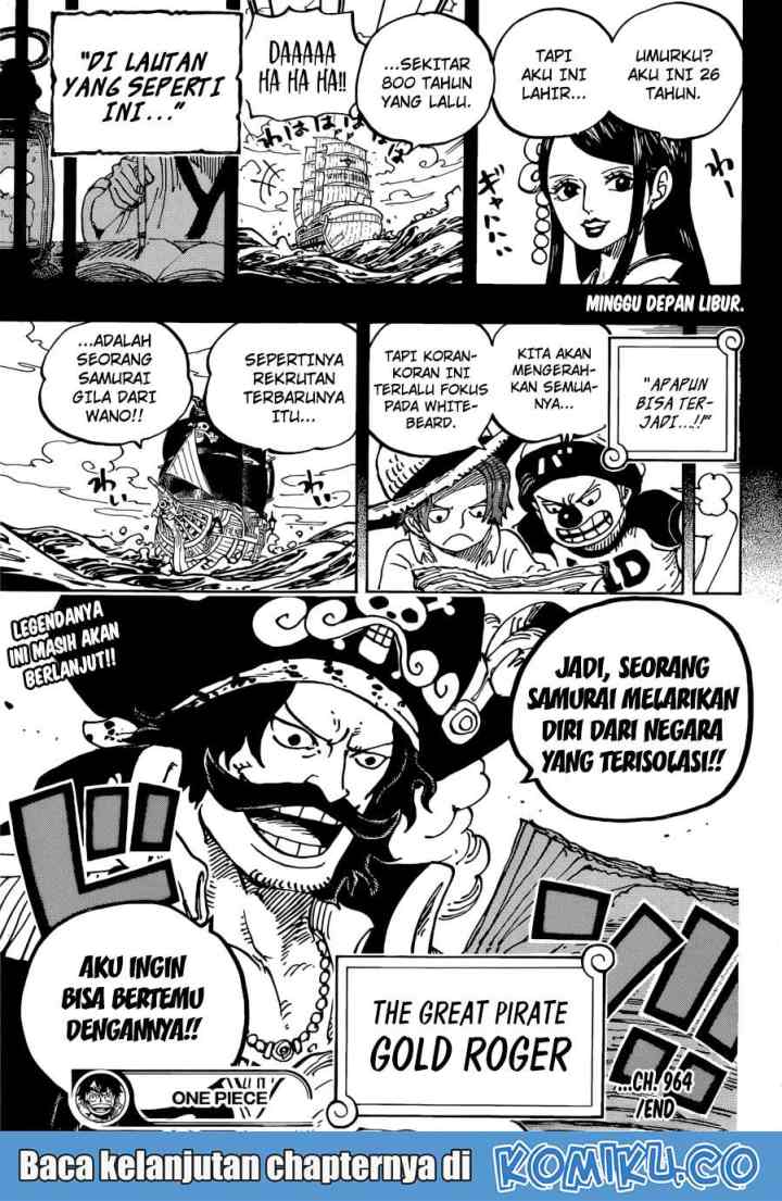 One Piece chapter 964 halaman 18