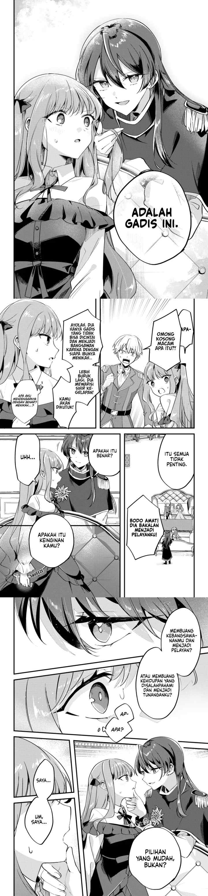 Kiraware Majo Reijou to Dansou Ouji no Kon'yaku chapter 1 halaman 9