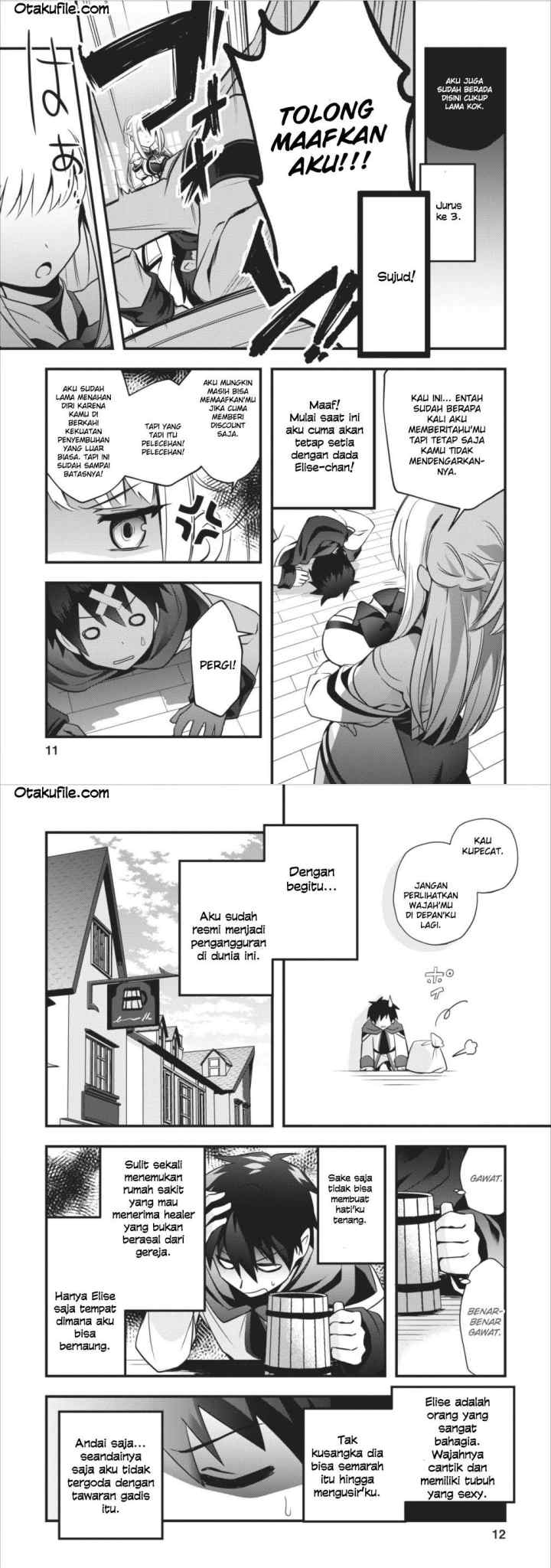 Isekai no Meikyuu Toshi de Chiyu Mahoutsukai Yattemasu chapter 1 halaman 6