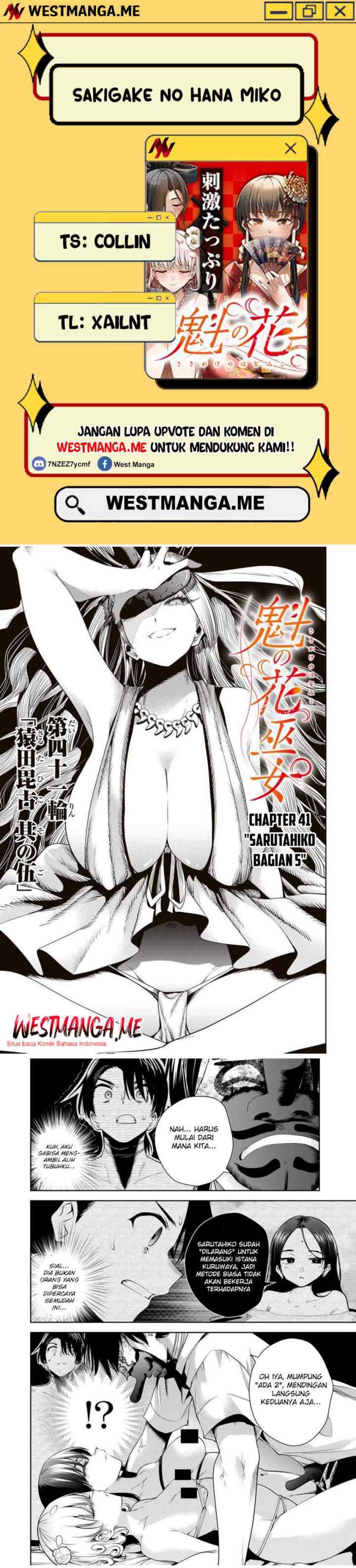 Sakigake no Hana Miko chapter 41 halaman 9