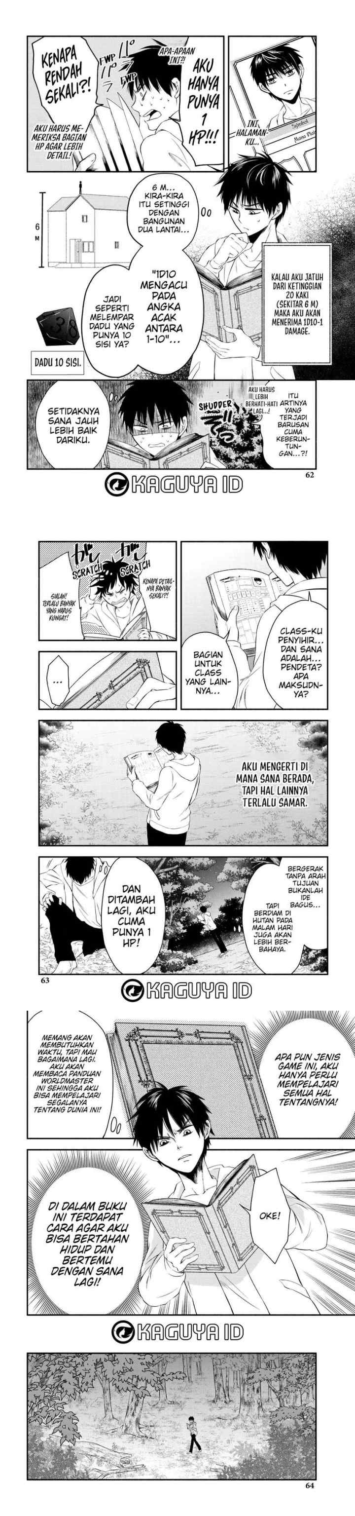 Isekai Munchkin -HP 1 no Mama de Saikyou Saisoku Dungeon Kouryaku- chapter 2 halaman 4
