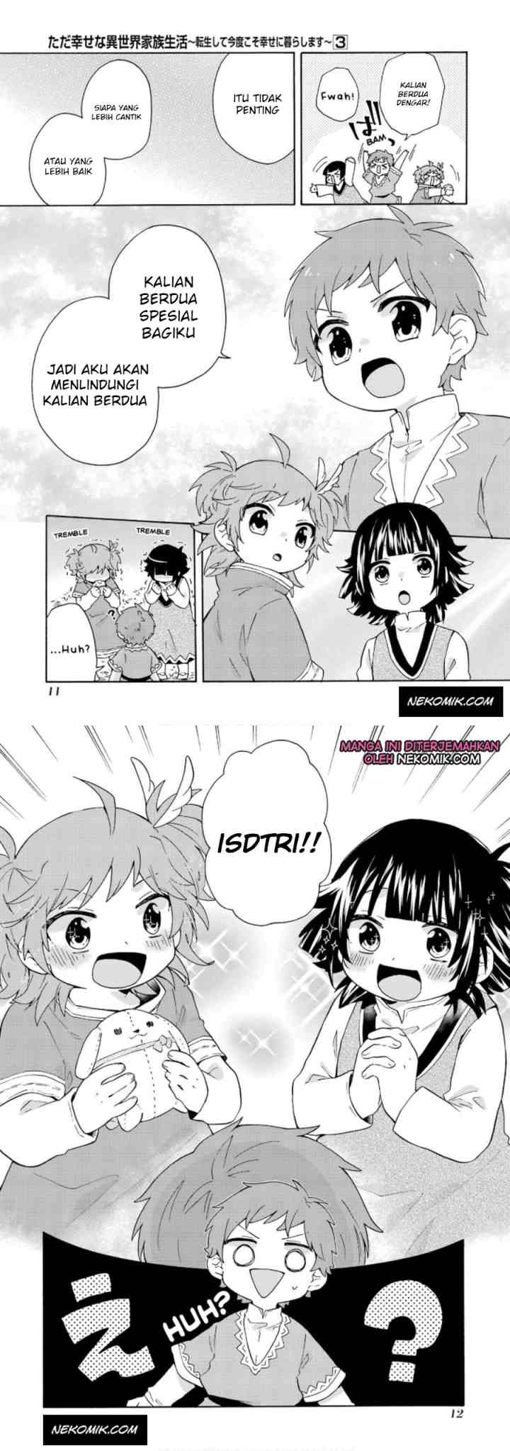 Tada Shiawasena Isekai Kazoku Seikatsu chapter 14 halaman 7