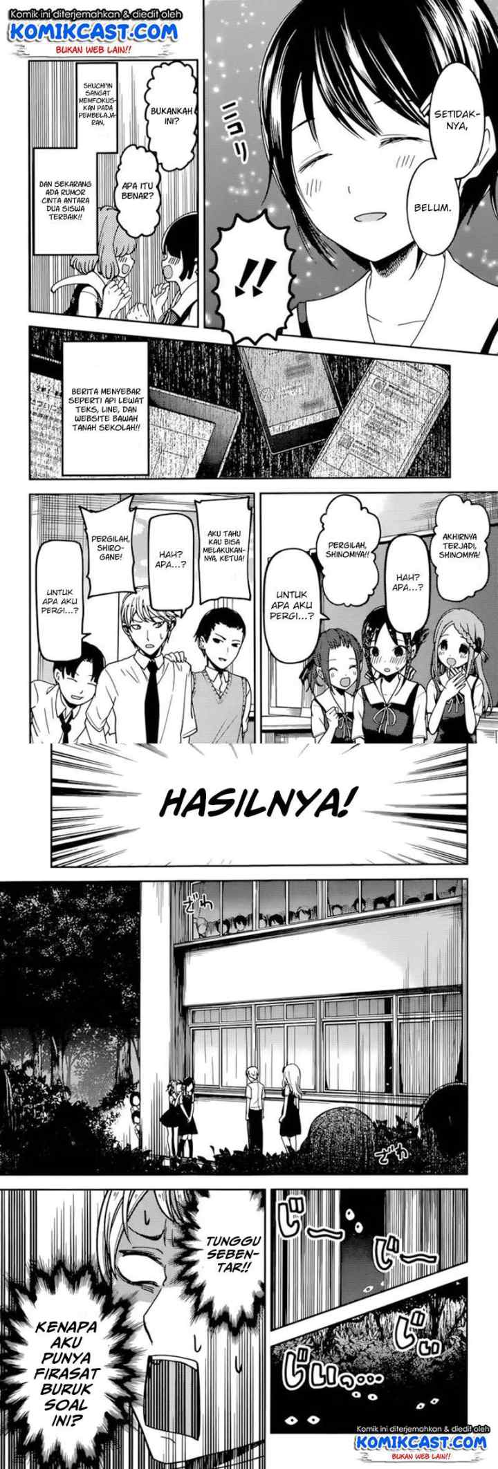Kaguya-sama wa Kokurasetai: Tensai-tachi no Renai Zunousen chapter 61 halaman 6