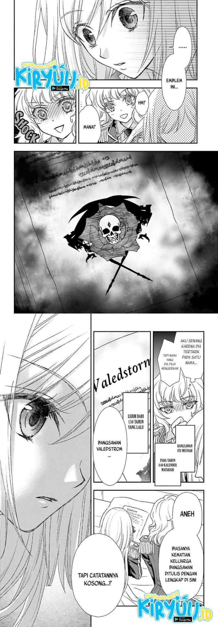Shinigami ni Sodaterareta Shoujo wa Shikkoku no Tsurugi wo Mune ni Idaku chapter 19 halaman 6