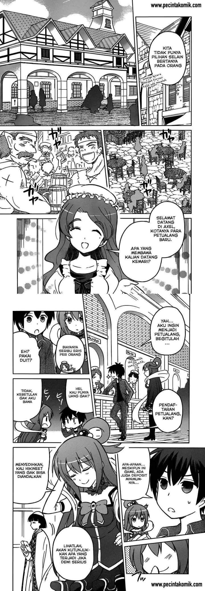 Kono Subarashii Sekai ni Shukufuku o! chapter 1 halaman 10