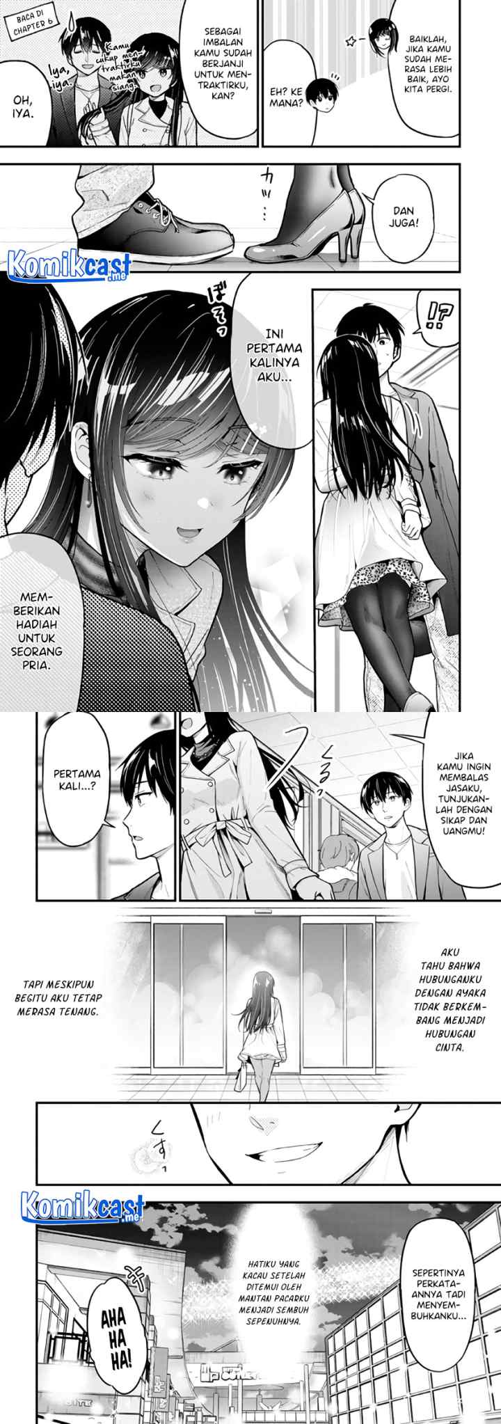 Kanojo ni Uwaki Sareteita Ore ga Koakuma na Kouhai ni Natsukarete Imasu chapter 7 halaman 7