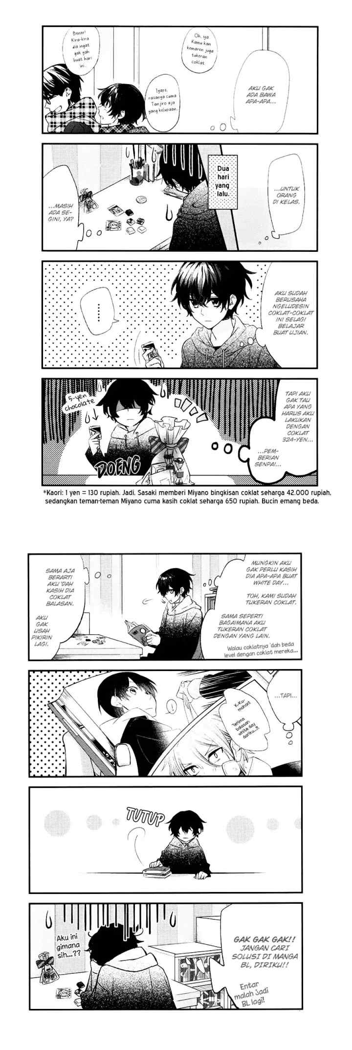Sasaki to Miyano chapter 9 halaman 7