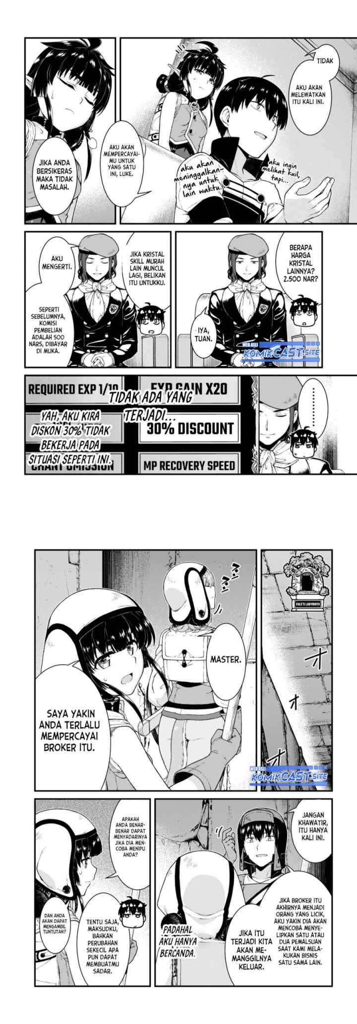 Isekai Meikyuu de Harem wo chapter 66 halaman 8