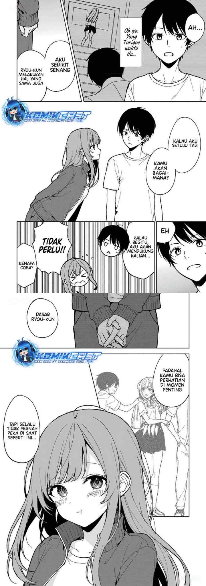 Chikan Saresou ni Natteiru S-kyuu Bishoujo wo Tasuketara Tonari no Seki no Osanajimi datta chapter 64 halaman 10