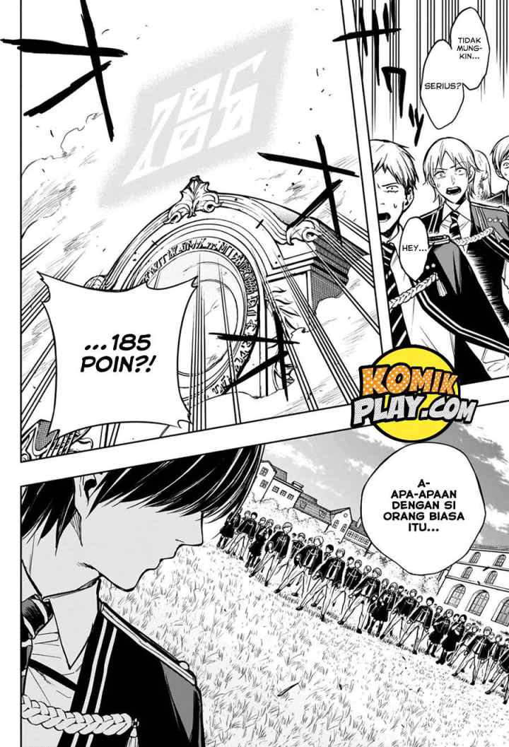 Ouritsu Mahou Gakuen no Saika Sei: Slum Agari no Saikyou Mahoushi, Kizoku darake no Gakuen de Musou suru chapter 19 halaman 14