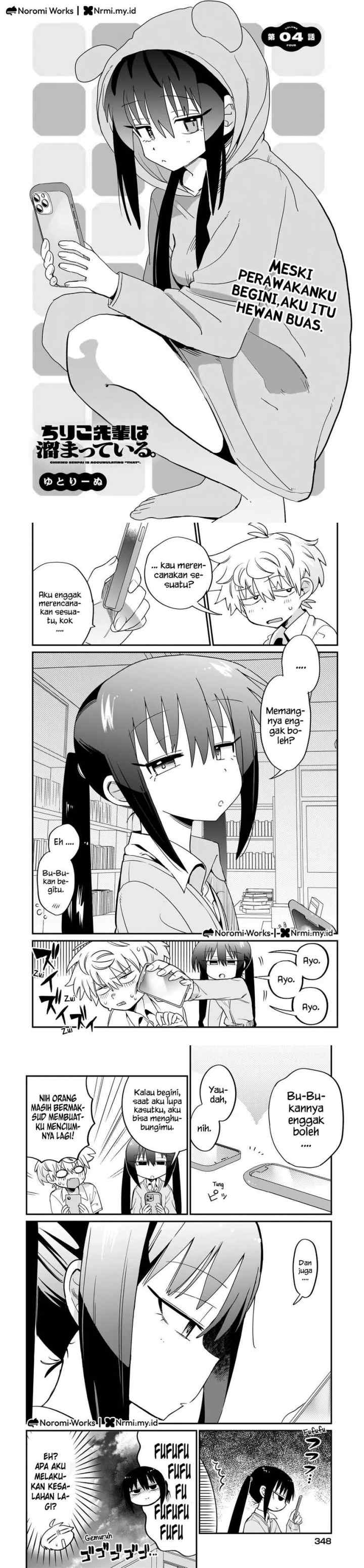 Chiriko-senpai wa Tamatteiru chapter 4 halaman 9