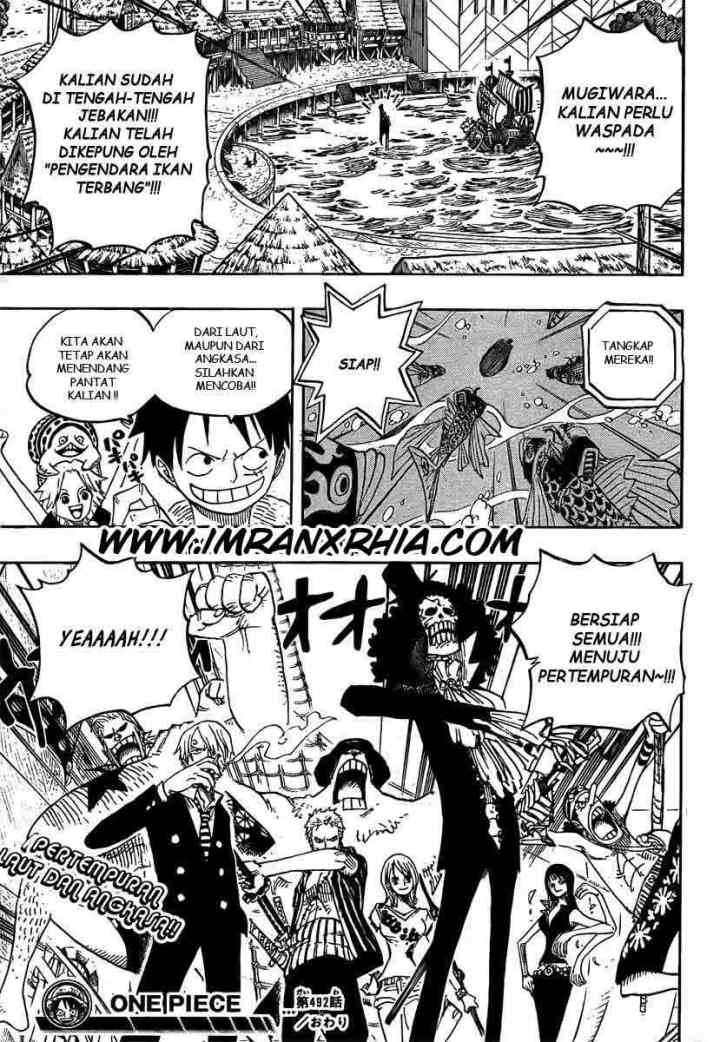 One Piece chapter 492 halaman 19