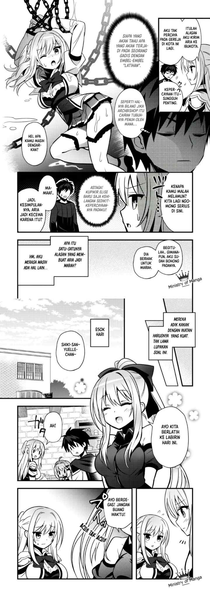 Isekai no Meikyuu Toshi de Chiyu Mahoutsukai Yattemasu chapter 14 halaman 12